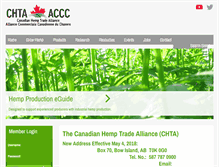 Tablet Screenshot of hemptrade.ca